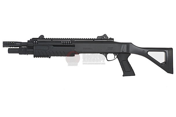 BO Manufacture FABARM Licensed STF12 11 inch Compact Spring Shotgun - Black