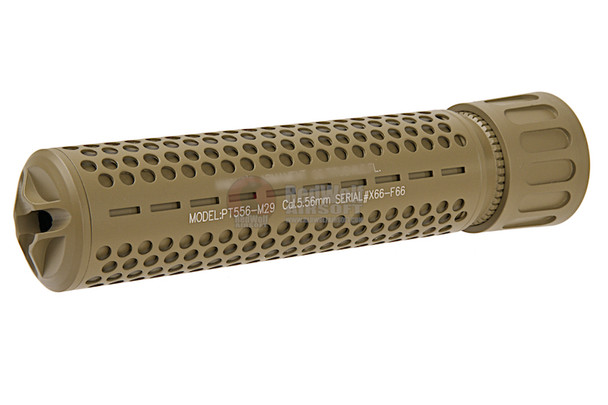 GK Tactical KAC QDC Suppressor (14mm CCW) - TAN