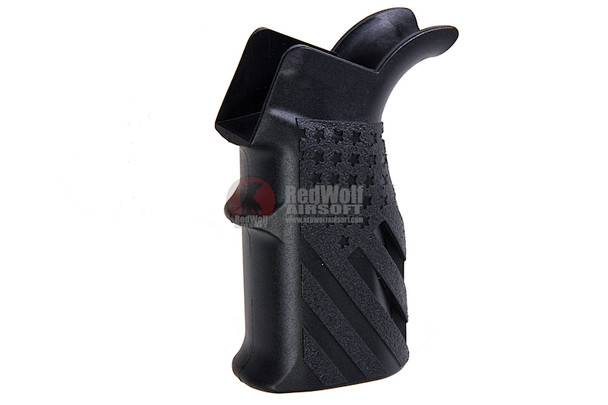 G&P M4 AEG Grip (US Flag, CNC) - Black