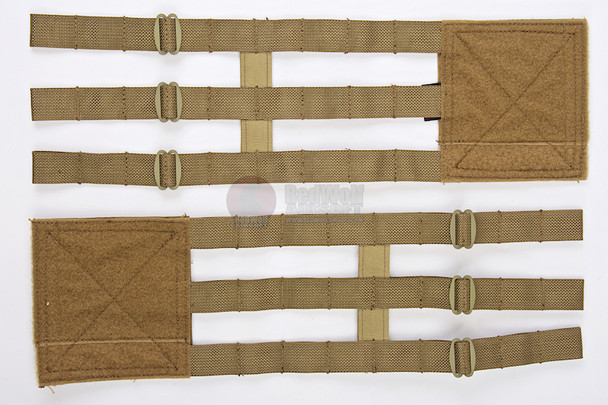 Crye Precision (By ZShot) Adaptive Vest System (AVS) 3-Band Skeletal Cummerbund (L Size / Coyote Brown)