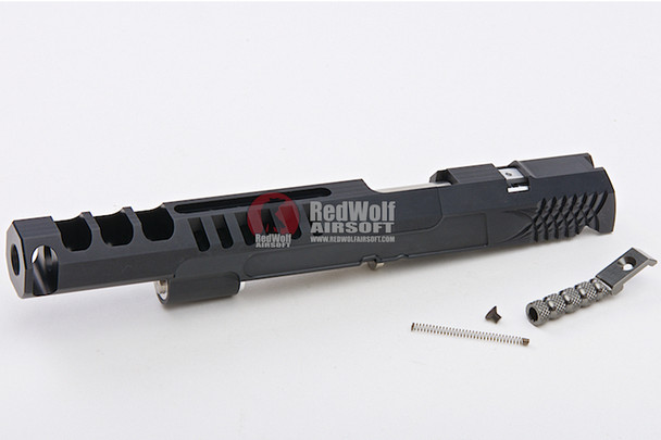 Gunsmith Bros Aluminum TWO TWO Open 6 inch for Tokyo Mauri Hi-Capa 5.1 GBB Pistol - Black