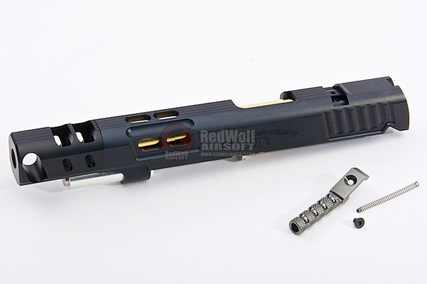 Gunsmith Bros STI DVC Steel Slide Set for Tokyo Marui Hi-Capa GBB Series - Black