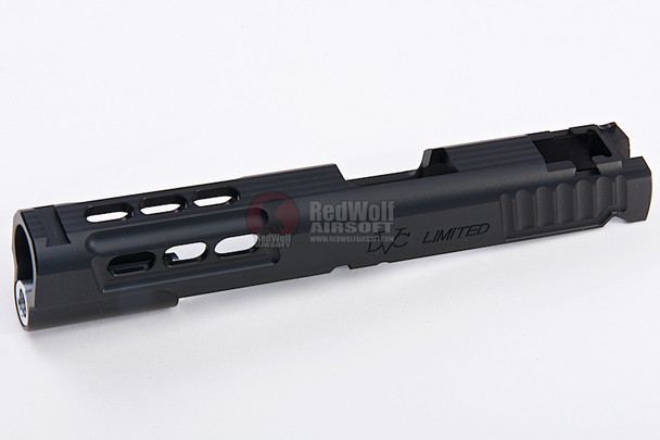 Gunsmith Bros CNC Aluminum STI DVC STD Single Slide for Tokyo Marui Hi-Capa GBB Series - Black