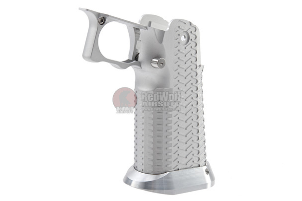 Gunsmith Bros Aluminum PT Style Grip for Tokyo Marui Hi-Capa 5.1 GBB - Silver