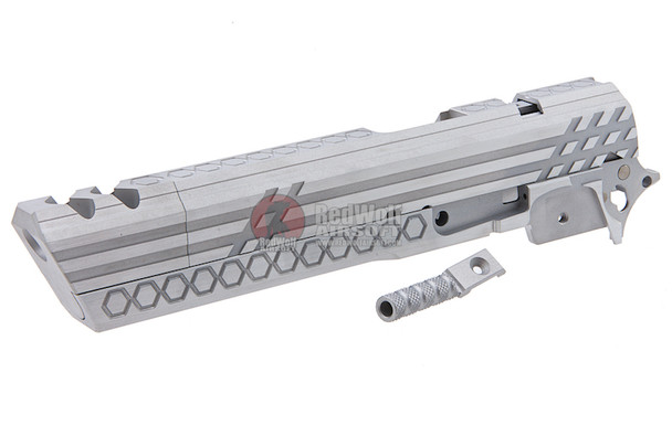Gunsmith Bros CNC Aluminum Smoking Holes Standard Set for Tokyo Marui Hi-Capa Series - Silver