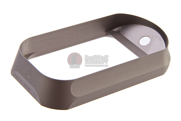 RWA Agency Arms Magwell for Tokyo Marui Model 17 GBB Airsoft (Gun Metal Grey)
