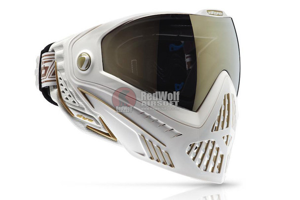 Dye Precision i5 Full Face Airsoft Mask Goggle System - White Gold