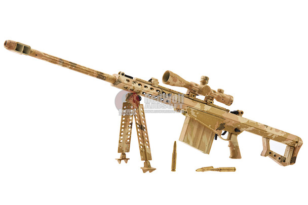 Blackcat Airsoft 1/4 Scale Mini Model Gun M82A1 (Scale 1:4) - Tan