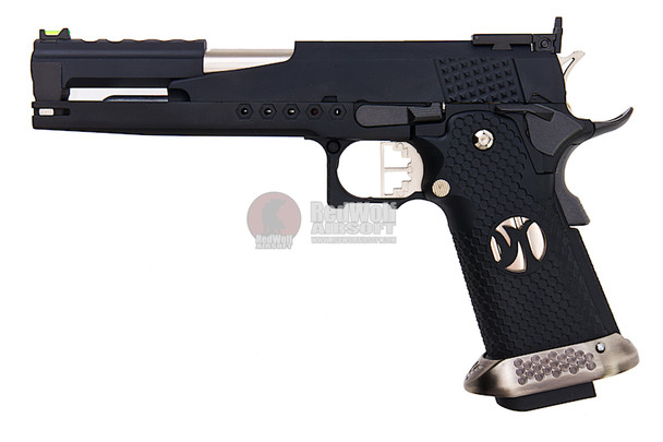AW Custom HX22 Gold Standard IPSC Shooting GBB Airsoft Pistol - Black
