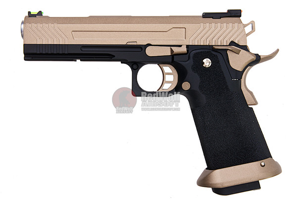 AW Custom HX11 Hi Capa 5.1 GBB Airsoft Pistol - FDE