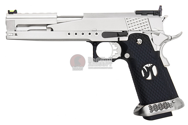 AW Custom HX22 Gold Standard IPSC Shooting GBB Airsoft Pistol - Silver