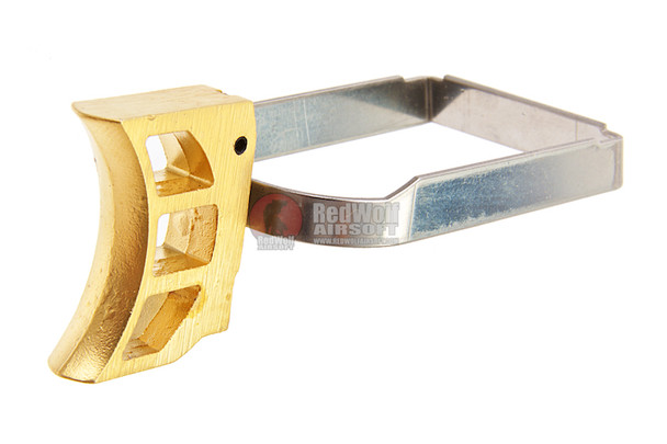 AW Custom Hi Capa Trigger Kit #0 for Tokyo Marui/WE/AW Hi Capa GBB Series (Curved Trigger) - Gold