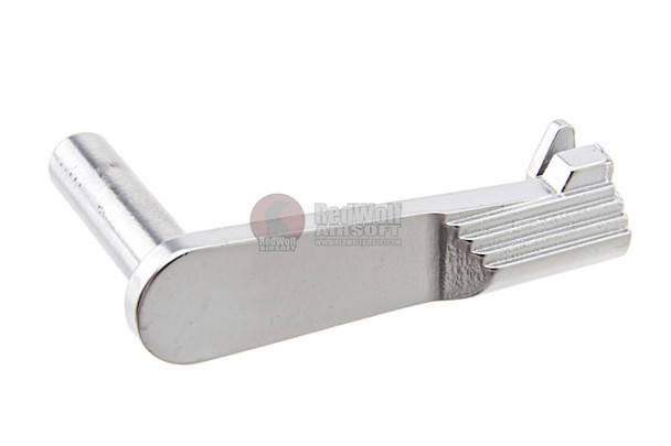 AW Custom Hi Capa Slide Stop (HX) for Tokyo Marui/WE/AW Hi Capa GBB Pistols - Silver