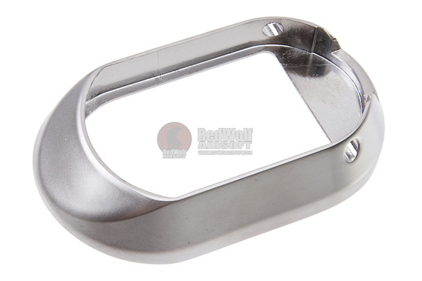 AW Custom Hi Capa Magwell (HX Flared) - Silver