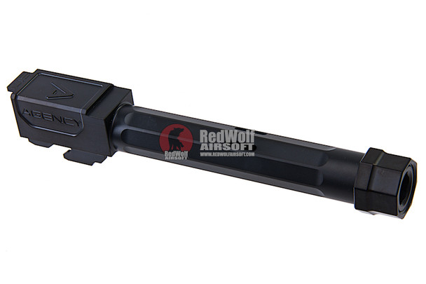 RWA Agency Arms Threaded Barrel Black Nitride for Tokyo Marui G17 Gen 3 GBB Airsoft Pistol
