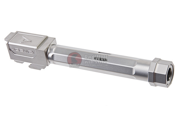 RWA Agency Arms Threaded Barrel Stainless Steel for Tokyo Marui G17 GBB Airsoft Pistol