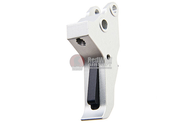 COWCOW Technology AluminiumTactical Trigger Tokyo Marui M&P9 GBB Pistol - Silver