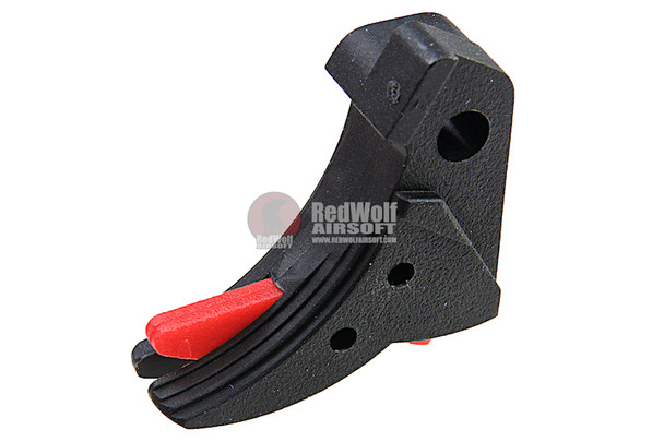 Guarder Ridged Trigger for Tokyo Marui / KJ / WE G Series GBB Pistol (Except G18C) - Black