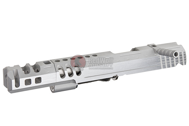 Gunsmith Bros CNC Aluminum Shuey Custom Open Tokyo Marui Hi Capa 5.1 GBB - Silver