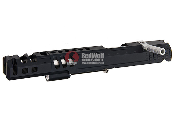 Gunsmith Bros CNC Aluminum Shuey Custom Open Tokyo Marui Hi Capa 5.1 GBB - Black