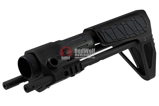 G&P PDW Stock for Tokyo Marui MWS M4A1 GBB (Silm)- Snake, Black