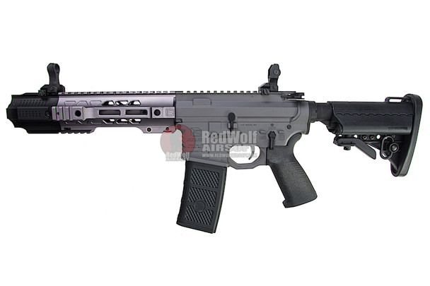 EMG SAI Licensed GRY AR15 (M4) CQB AEG with Stubby Stock - Gray (by G&P)