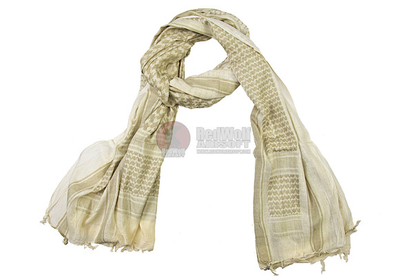 SilverBack Cotton Arab Shemagh Scarf XXL (Beige & Tan)