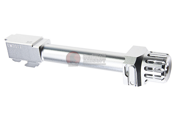 COWCOW Technology Fast Lock Compensator & Barrel Set for Tokyo Marui G Series GBB Pistol - Silver