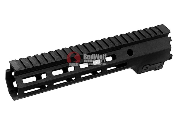 Z-Parts MK16 Rail (Aluminum, 9.3 inch with Barrel Nut) for Tokyo Marui MWS GBBR Airsoft - Black