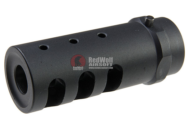 ARES M4 Flash Hider (14mm CW, Aluminum) for Blast Shield -Type A