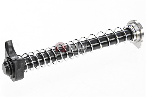 COWCOW Technology Stainless Steel Guide Rod Set for Tokyo Marui Model 19 GBB Pistol - Black