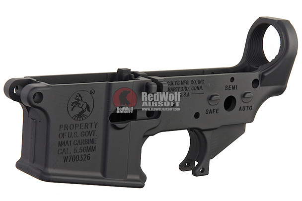 GHK M4 V2 / V3 GBB Airsoft Lower Receiver (Colt Licensed, Cerakote) Original Part # M4-19-COLT