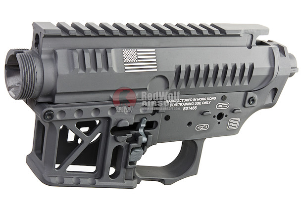 G&P Signature Receiver for Tokyo Marui M4 / M16 & G&P FRS Series - Gray