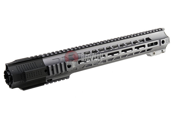 G&P Long Railed Handguard with SAI QD System for Tokyo Marui M4 / M16 AEG/ GBB Rifle  - Gray