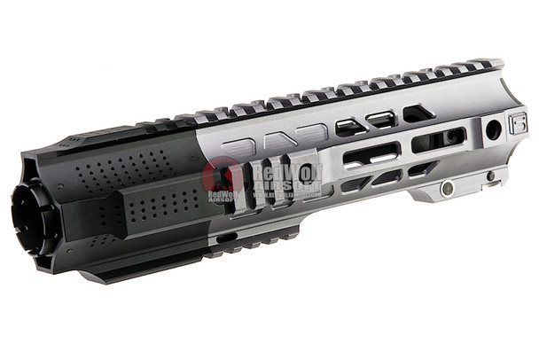 G&P CQB Railed Handguard with SAI QD System for Tokyo Marui M4 / M16 AEG/ GBB Rifle - Gray