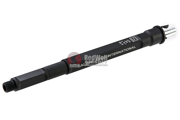 G&P Aluminum SAI 10 inch Taper Square Outer Barrel for G&P Front Set / RAS Series AEG  (14mm CW) - Black