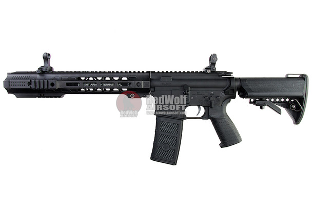 EMG SAI GRY AR15 (M4) Gen. 2 SBR Airsoft M4 AEG Rifle with Crane Stock - Black (by G&P)