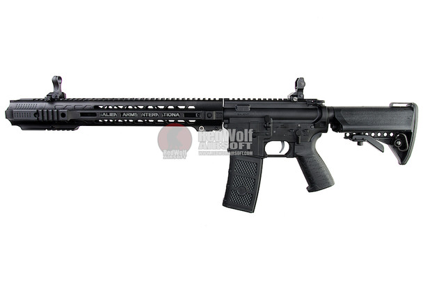 EMG SAI Licensed GRY AR15 (M4) Gen. 2 Carbine Airsoft M4 AEG with Crane Stock - Black (by G&P)