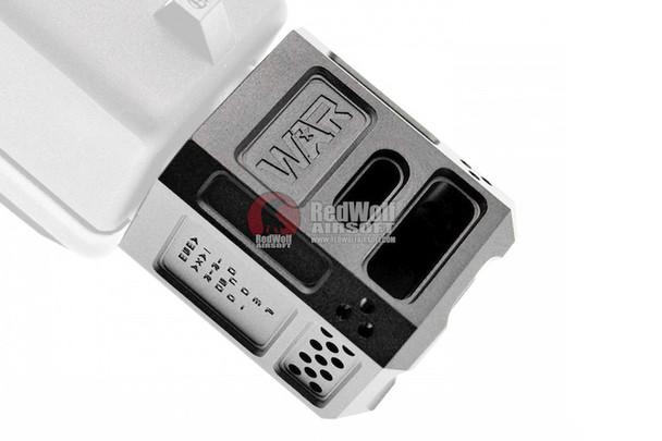 JDG WAR A10 Compensator 14mm CCW for Airsoft G Series Gen3 GBB ( Licensed by WAR ) ( Black )