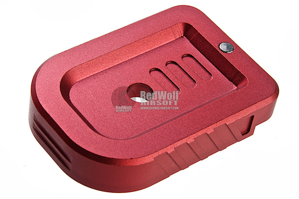 Dynamic Precision Instinct Mag Base Type A for Tokyo Marui Hi-Capa Series GBB Pistol - Red