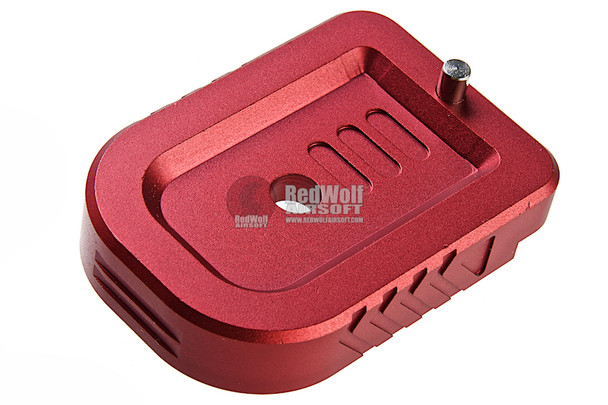 Dynamic Precision Instinct Mag Base Type B for Tokyo Marui Hi-Capa Series GBB Pistol - Red