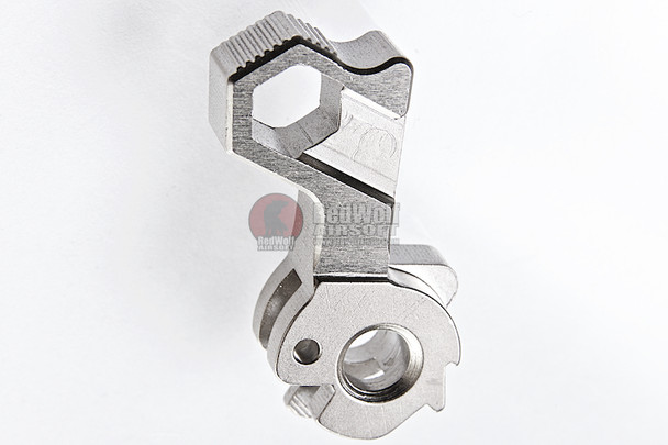 Gunsmith Bros STI Hexagon Style Hammer for Tokyo Marui Hi-Capa 5.1/ 4.3/ 1911 GBB - Silver