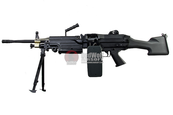 A&K M249 MKII Airsoft LMG AEG - Black