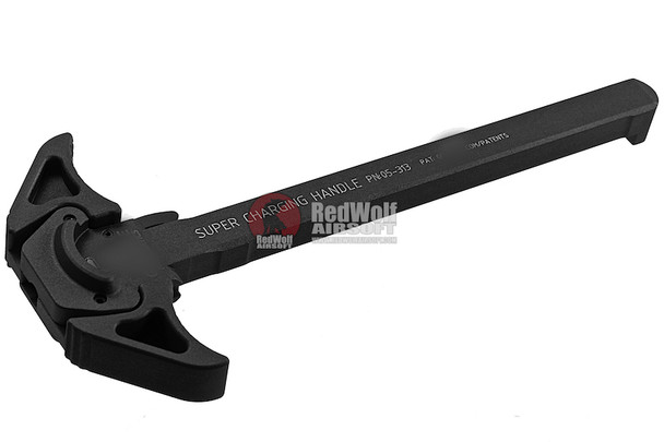 Z-Parts 5.56 Super Charging Handle (Aluminum) for Tokyo Marui M4 MWS GBBR Airsoft - Black