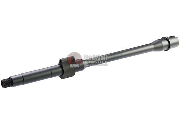 Z-Parts MK16 Barrel (Aluminum, DD GOV 14.5 inch) for Systema PTW AEG Airsoft - Black