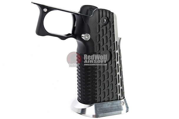 Gunsmith Bros Aluminum Grip (Limcat Style) for Tokyo Marui Hi-Capa GBB Series - Black