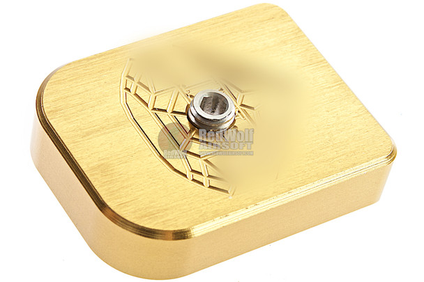 Gunsmith Bros Magazine Base Pad SV Diamond Style - Gold
