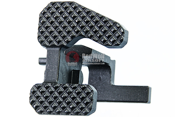 Angry Gun Tokyo Marui MWS GBBR Airsoft Bolt Stop (CNC Steel) - Maritime Version