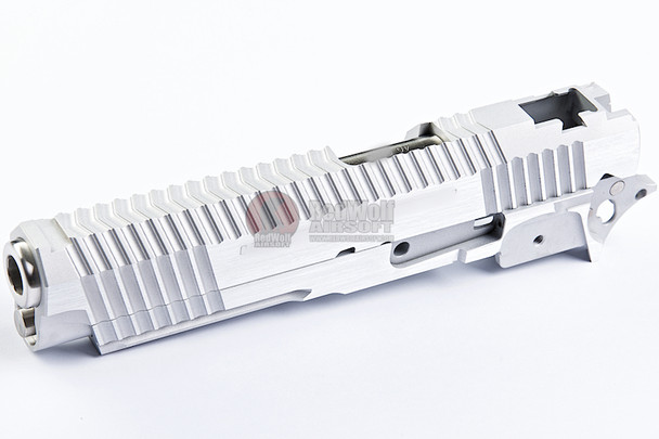 Gunsmith Bros CNC Aluminum SV Formula Standard Slide Set for Tokyo Marui Hi-Capa 5.1 GBB Pistol - Silver