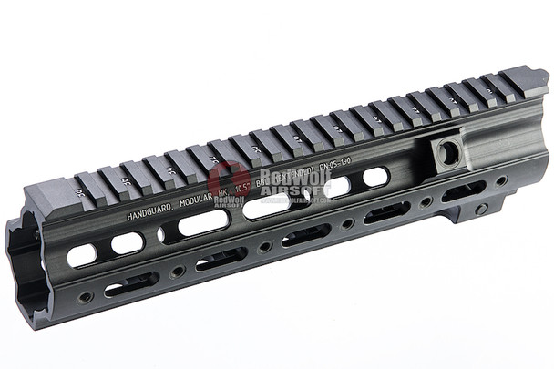 Z-Parts SMR 416 Handguard (Aluminum, 10.5 inch) for Systema / VIPER / Umarex (VFC) 416 AEG, GBBR Airsoft - Black